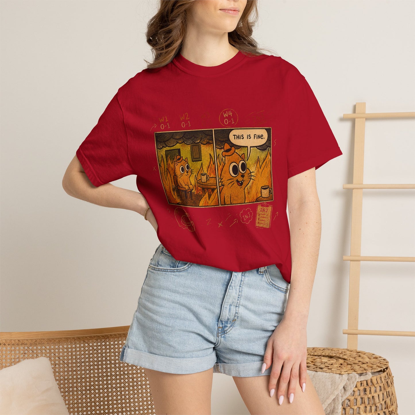 This Is Fine (0-4) Tee