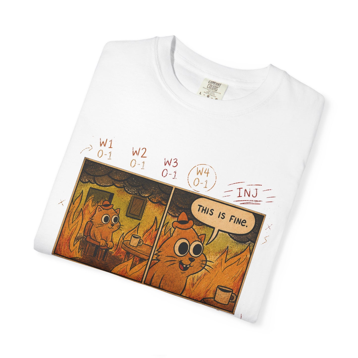 This Is Fine (0-4) Tee