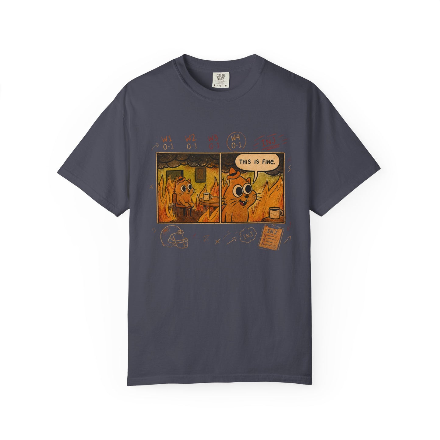 This Is Fine (0-4) Tee