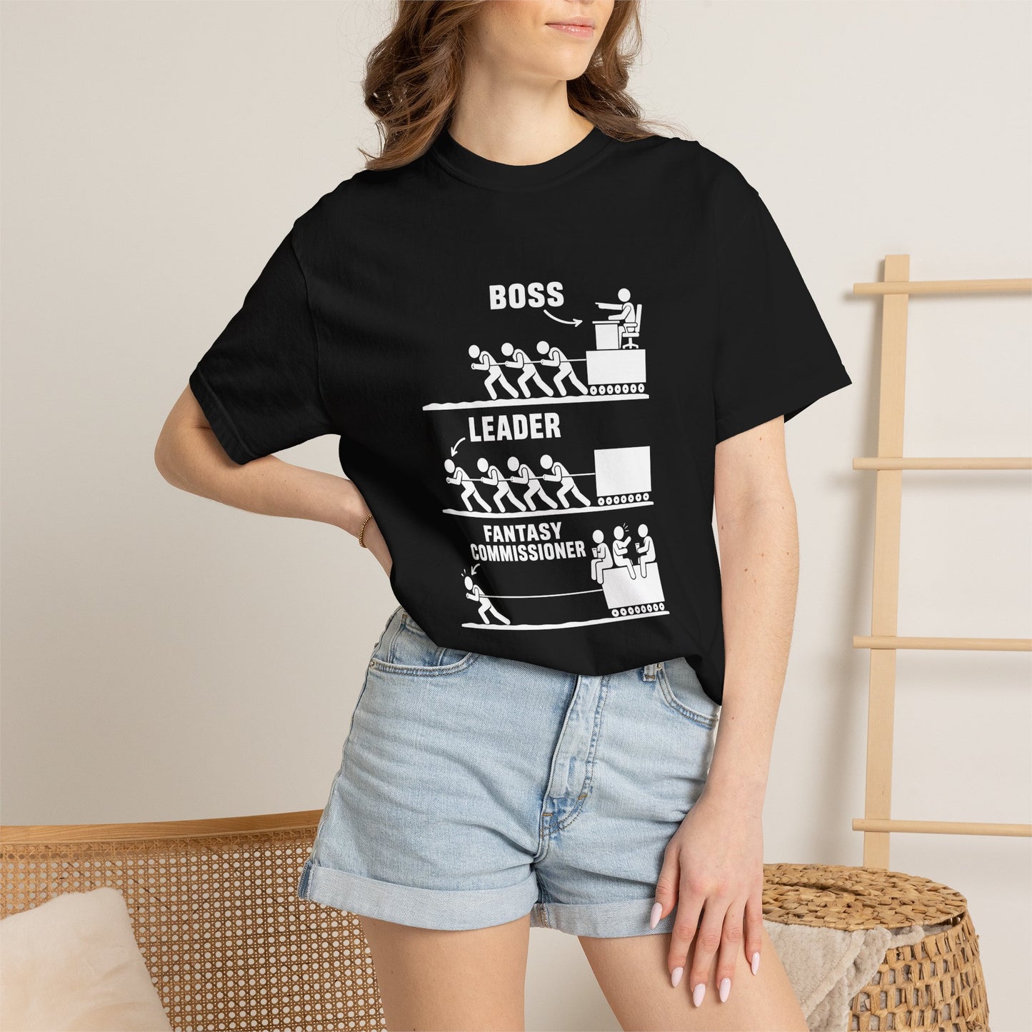 Boss, Leader, Fantasy Commissioner Tee