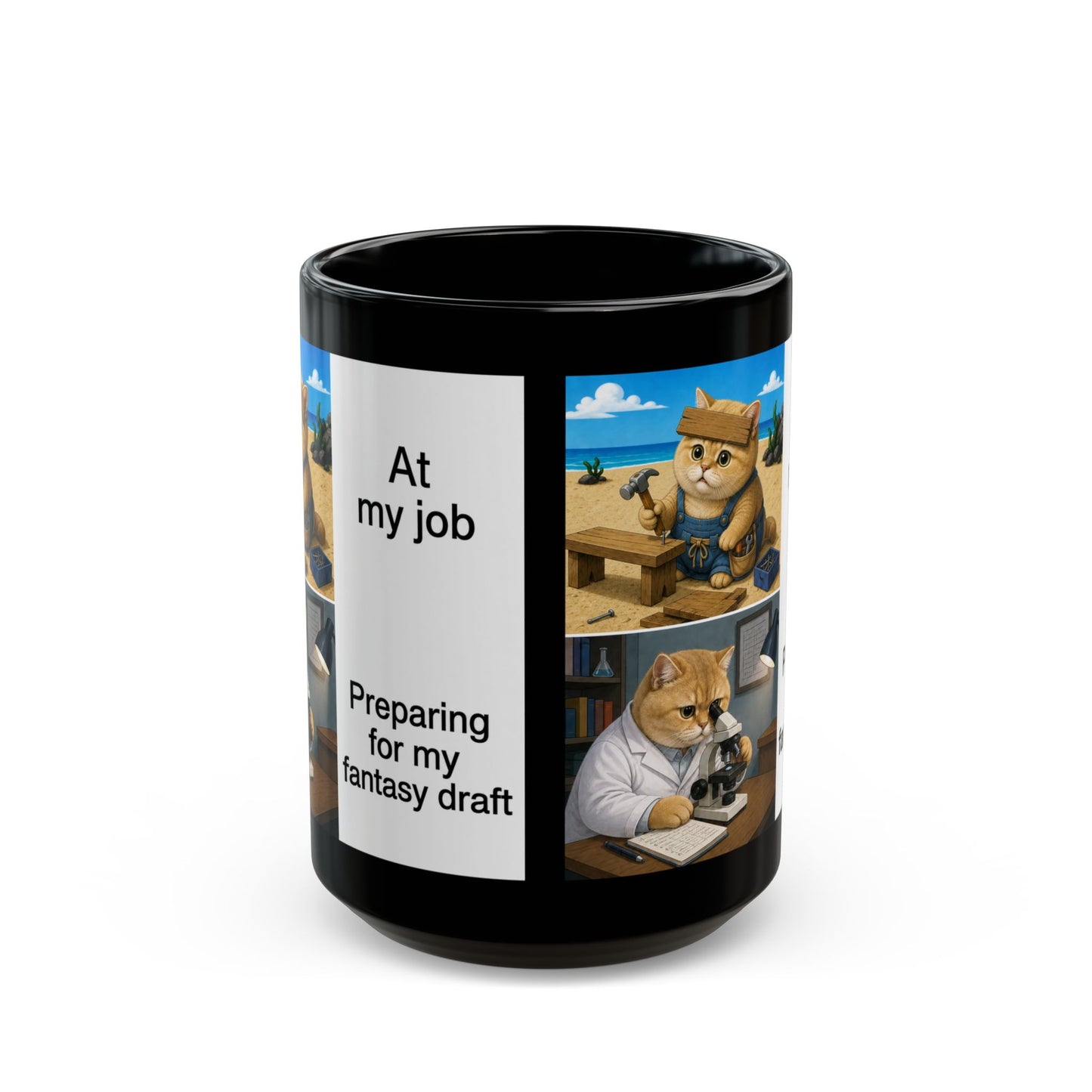 Preparing For My Fantasy Draft Mug