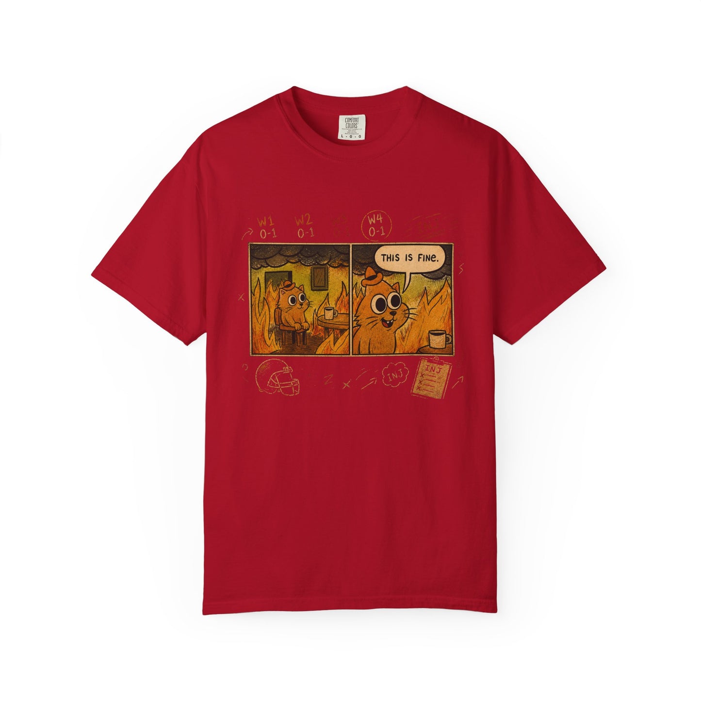 This Is Fine (0-4) Tee