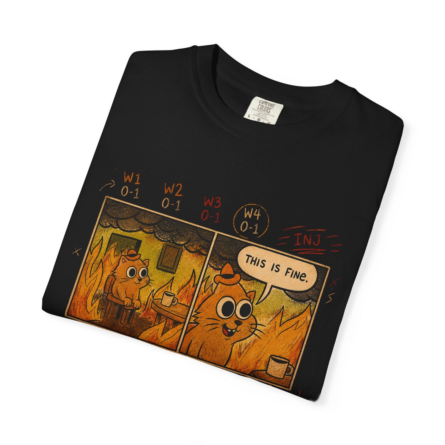 This Is Fine (0-4) Tee