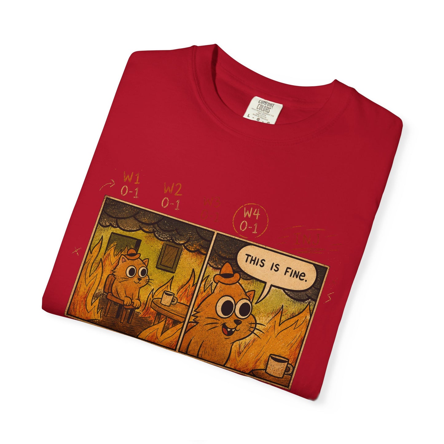 This Is Fine (0-4) Tee
