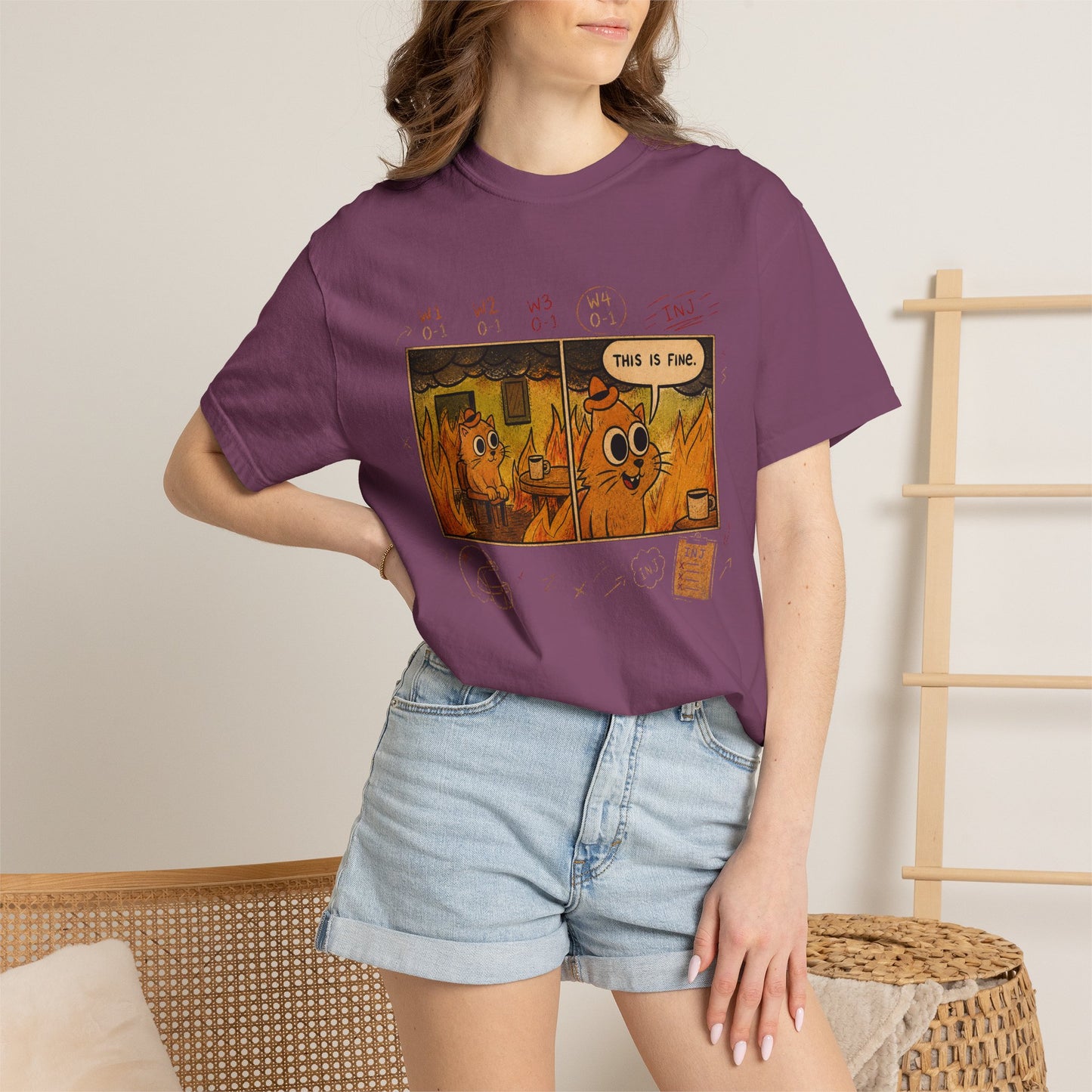This Is Fine (0-4) Tee