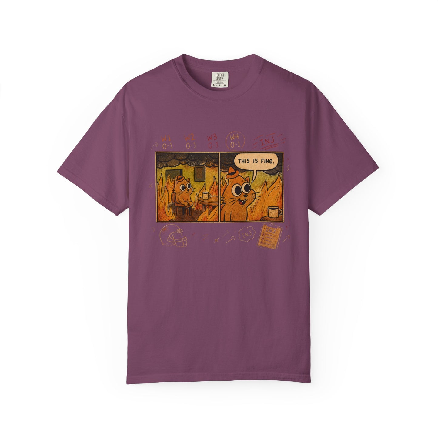 This Is Fine (0-4) Tee