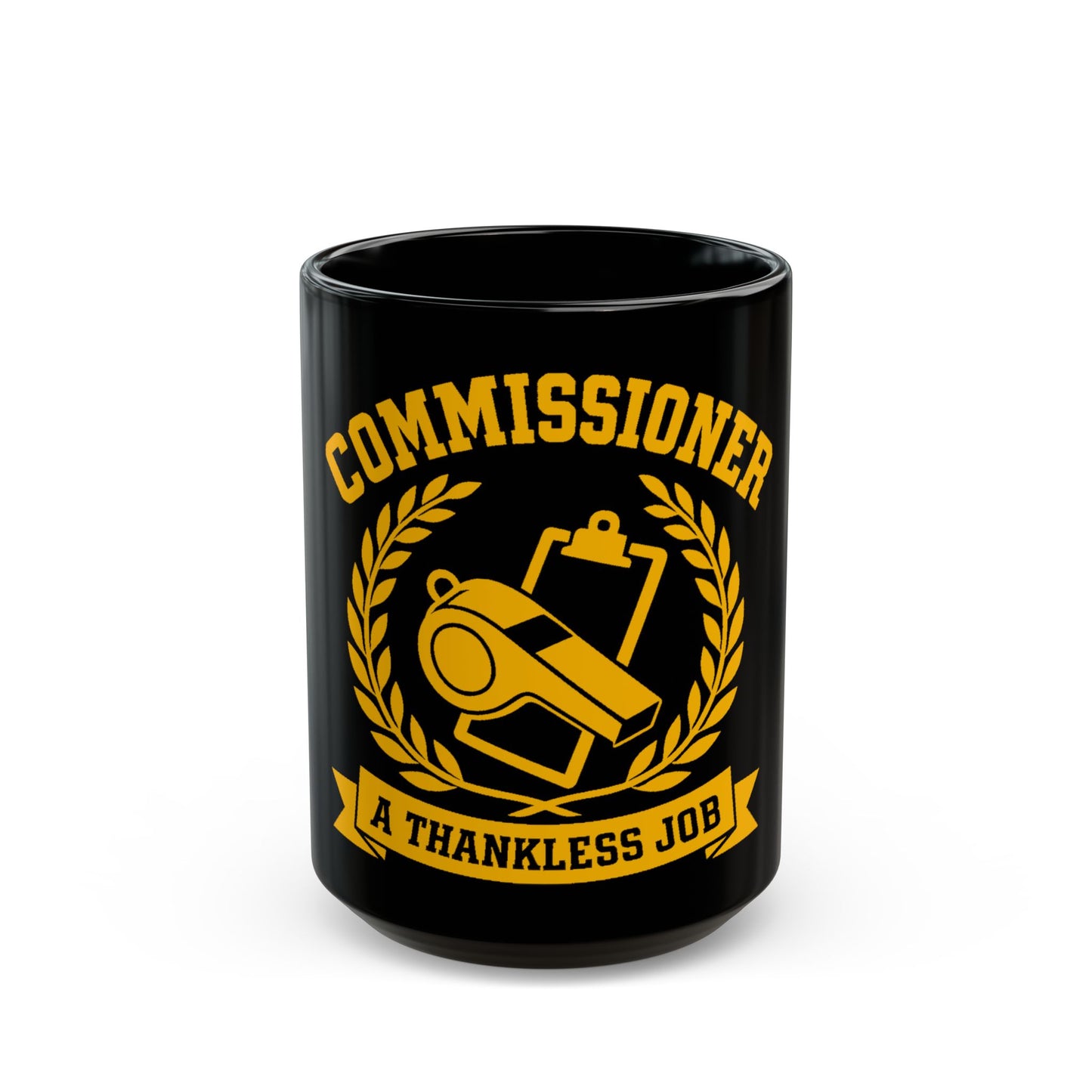 Commissioner: A Thankless Job Mug