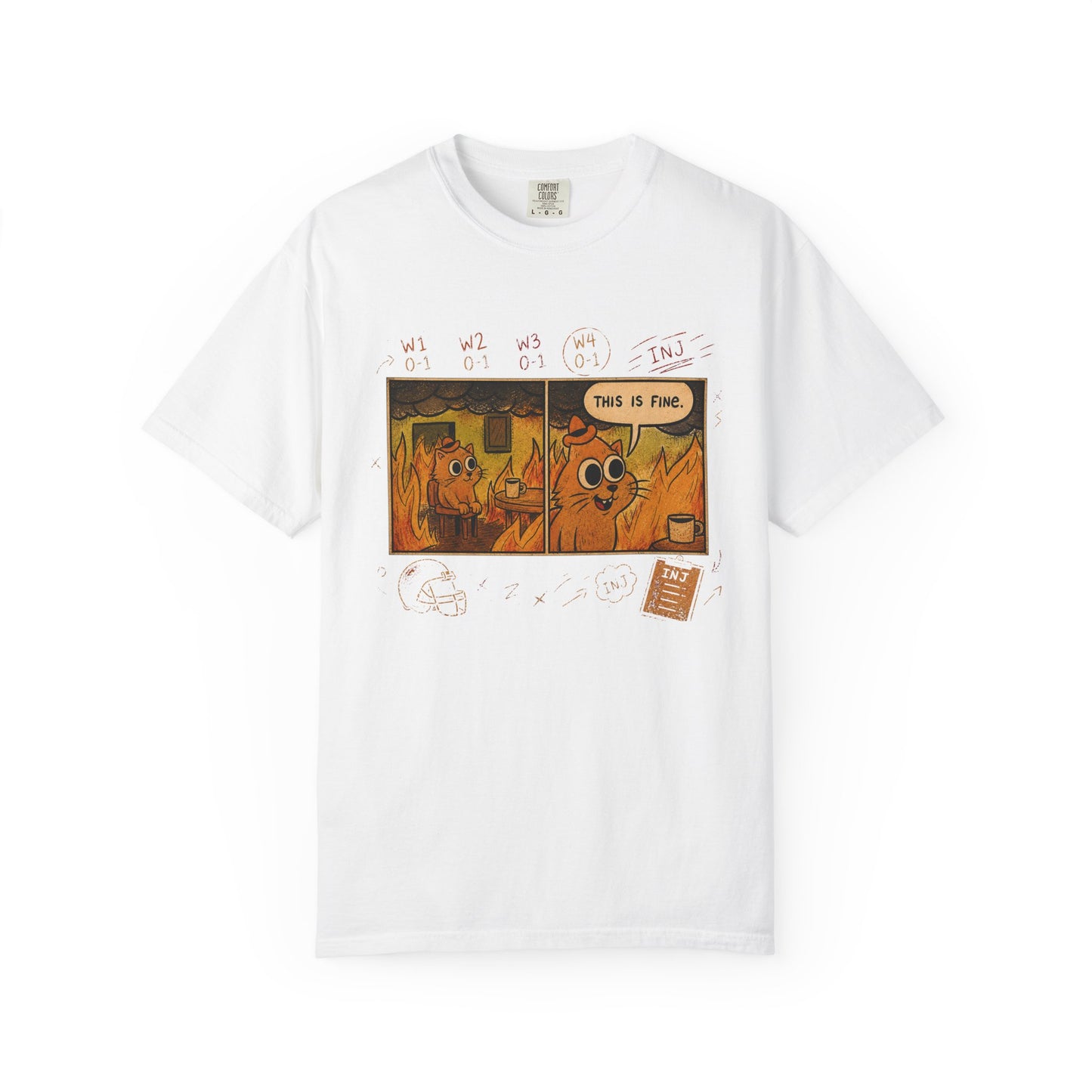 This Is Fine (0-4) Tee