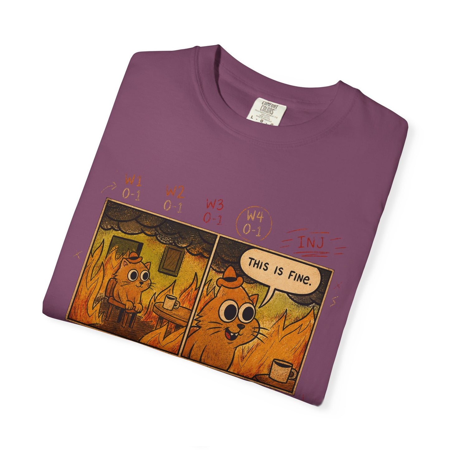 This Is Fine (0-4) Tee